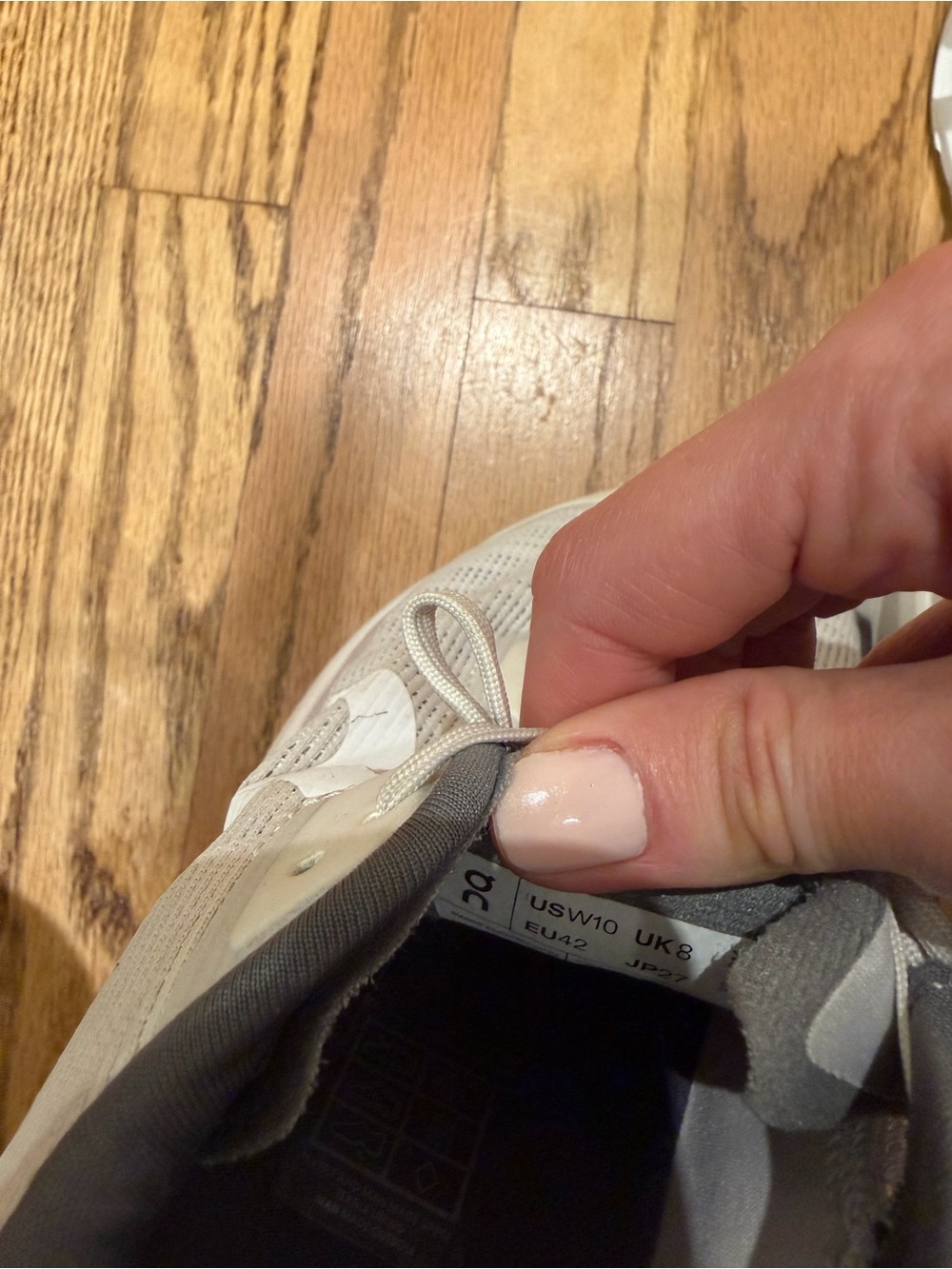 On Running Cloudmonster Sneakers in White and Gray - Picture 2 of 3